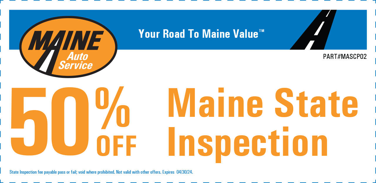 MASCP02 - 50% off State Inspections